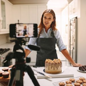 content creator making a living