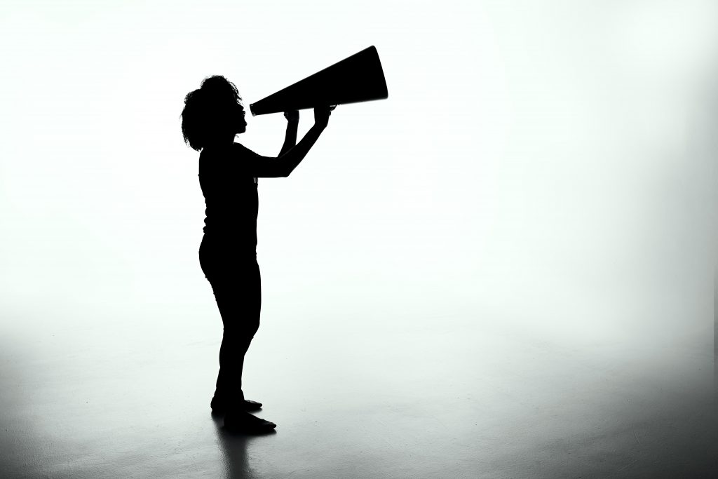 promote your loyalfans page megaphone