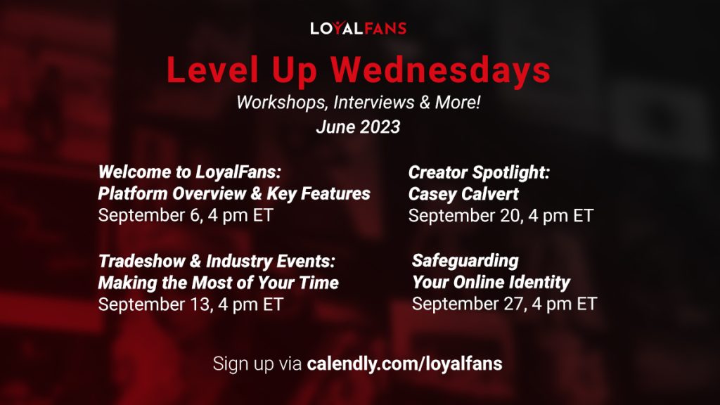 september level up events